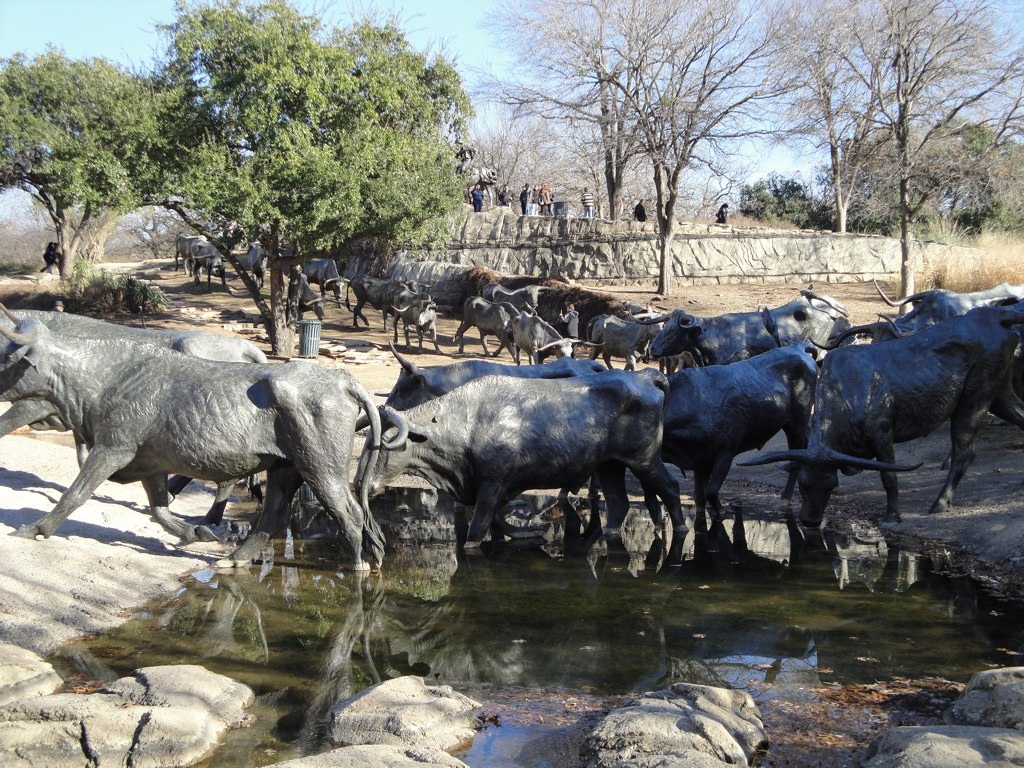 Pioneer Plaza Cattle Drive