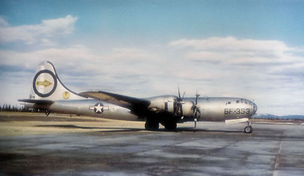 A B-29 Superfortress of the 509th Bomb Wing at Walker AFB