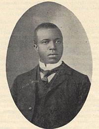 Scott Joplin, the King of Ragtime, photographed in 1907